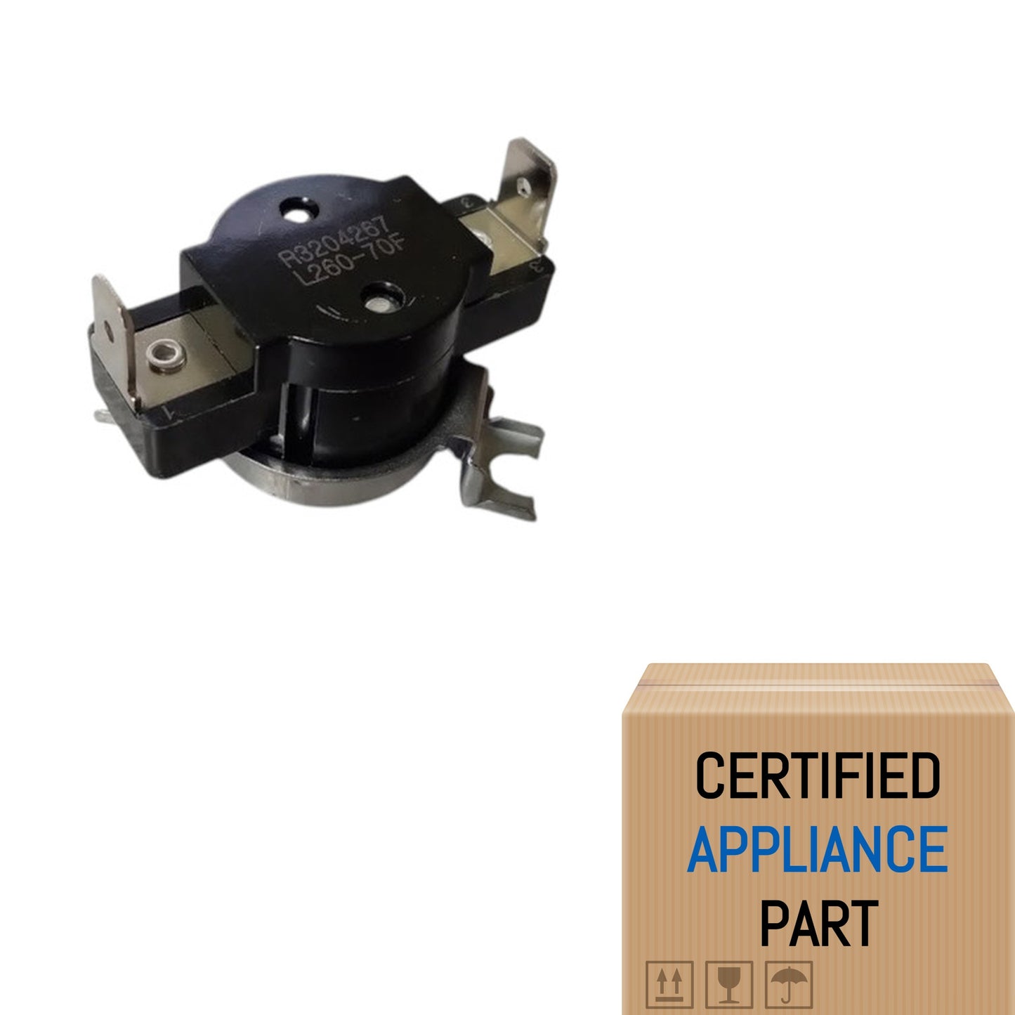 A2 L260-70 Dryer High Limit Thermostat for Frigidaire 3204267 Kenmore WE4X757