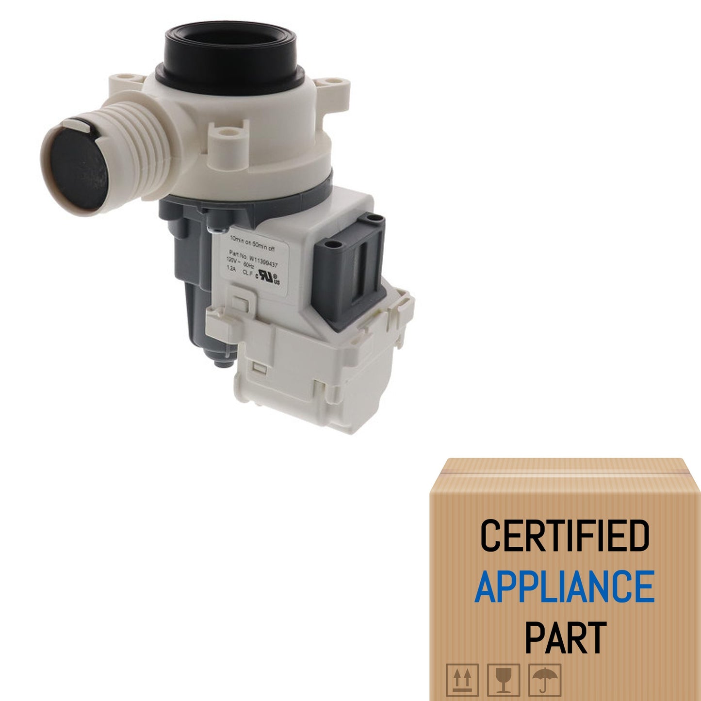 A3 ERP W11399437 Washer Water Drain Pump for Whirlpool