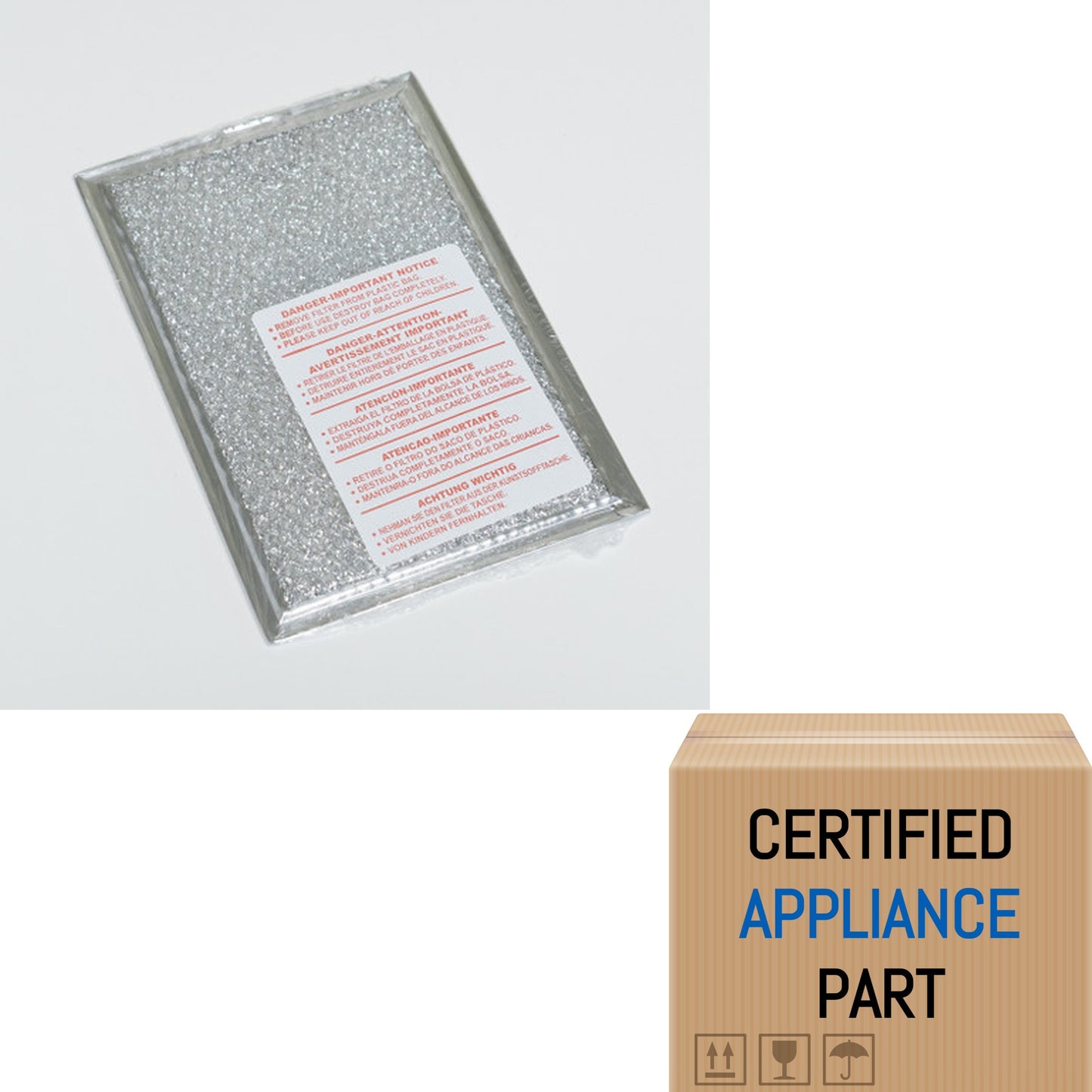 A1 5304517871 for Electrolux Frigidaire Microwave Hood Aluminum Grease Filter