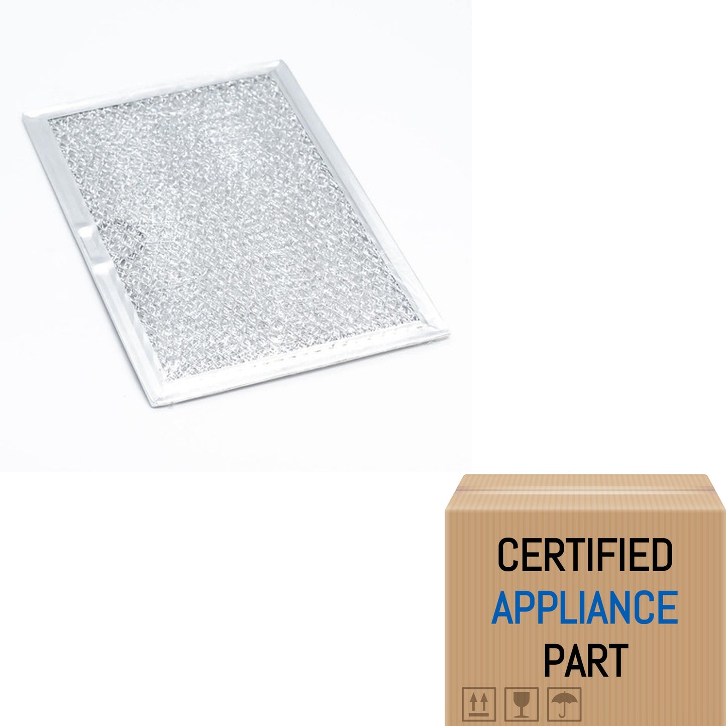 A3 WB06X10608 for Hotpoint Microwave Hood Aluminum Grease Filter