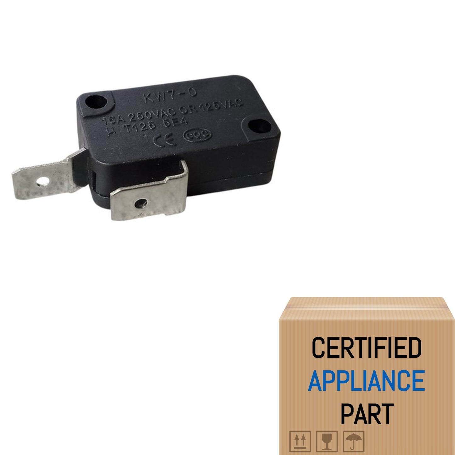 A8 Exact 28QBP0498 Microwave Door Switch SPST 16 Amp for Estate W10211974