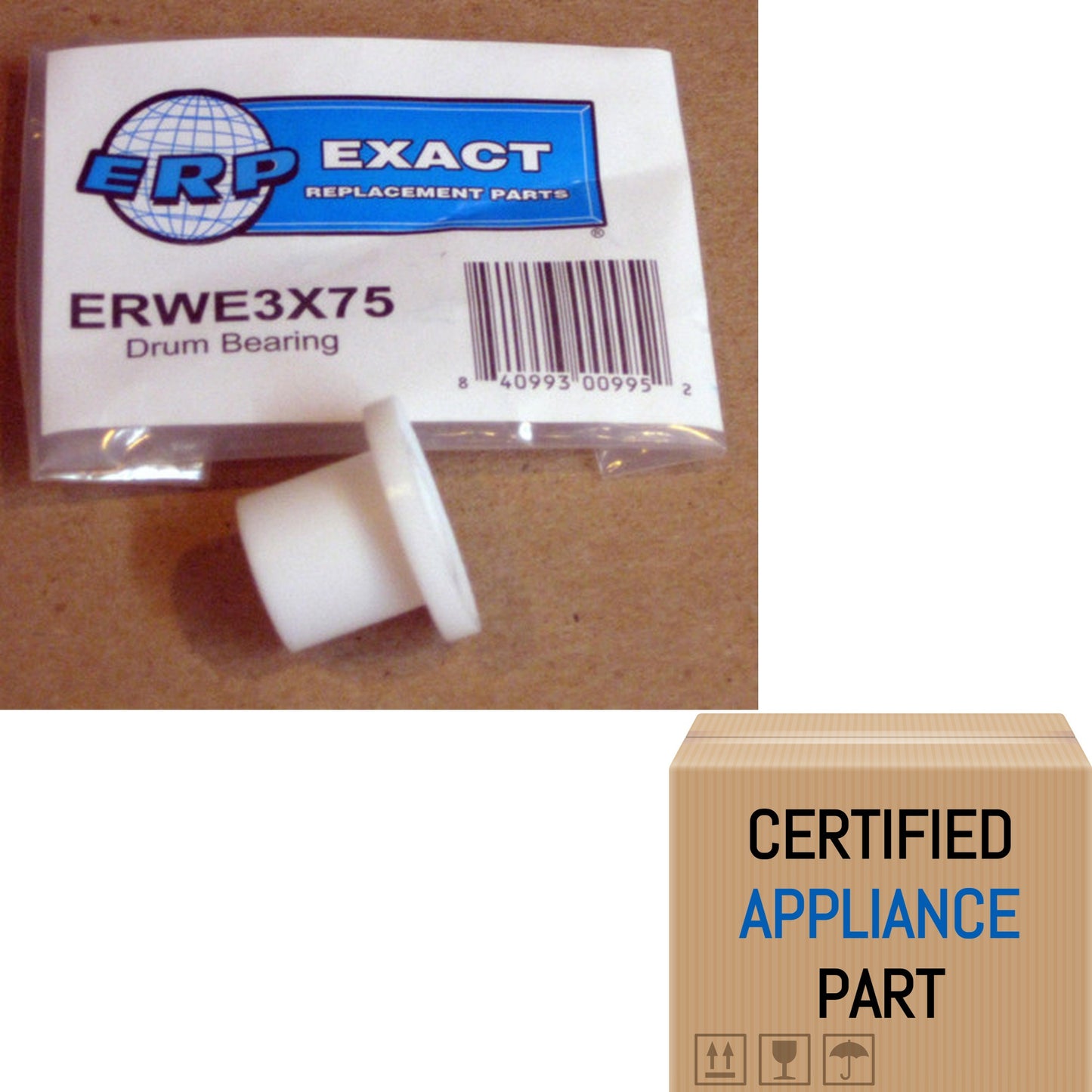 A2 WE3X75 for Whirlpool Dryer Drum Bearing Sleeve WE3X37 AP2042531 PS267865