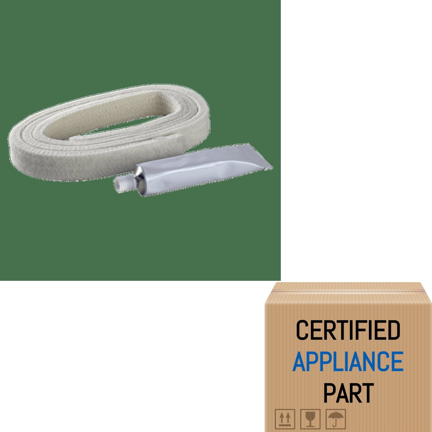 A2 5303937183 for Electrolux Frigidaire Dryer Lower Felt Seal with Adhesive