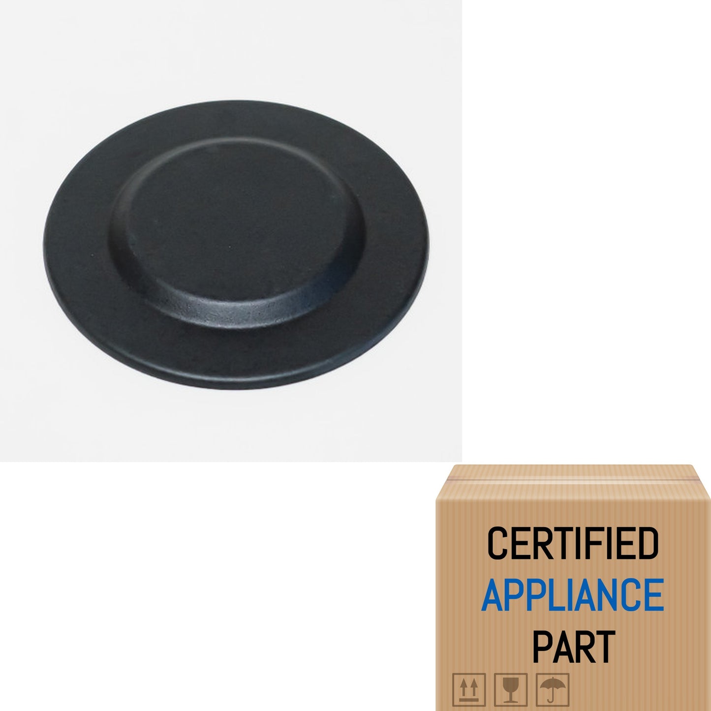 A1 Gas Range Burner Single Cap Black for Whirlpool Maytag Jenn-Air WPW10183368