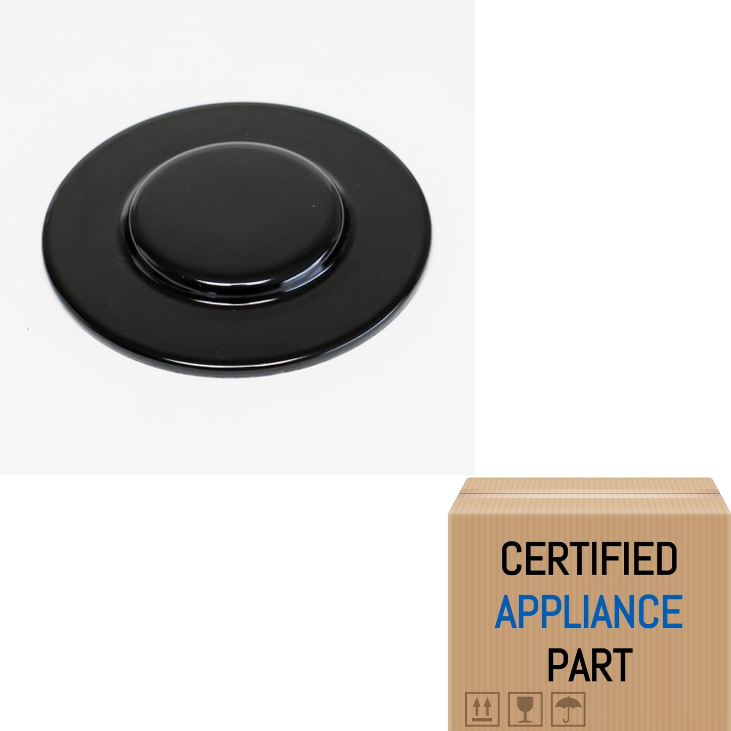 A2 Gas Range Burner Single Cap Black for Amana Maytag Kenmore WPW10173833