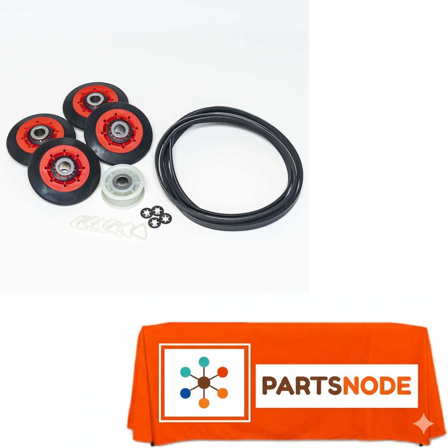 880373-2 For Kenmore Dryer Roller Repair Maintenance Kit Set Part # Model