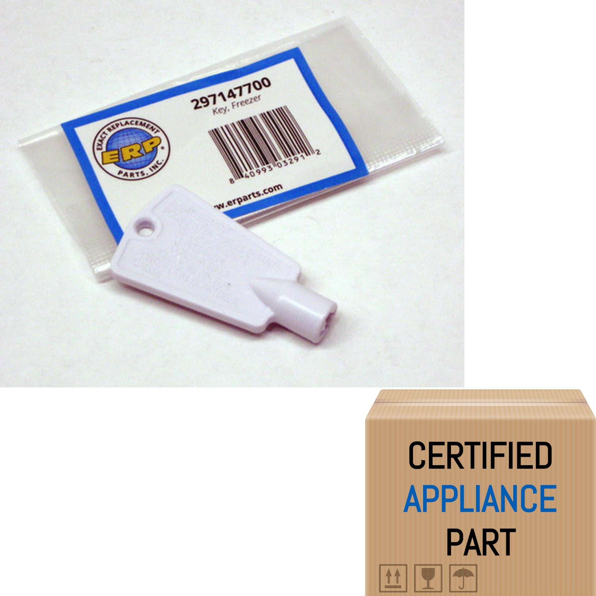 A8 297147700 Freezer Door Lock Key for Electrolux Gibson AP4301346 PS1991481
