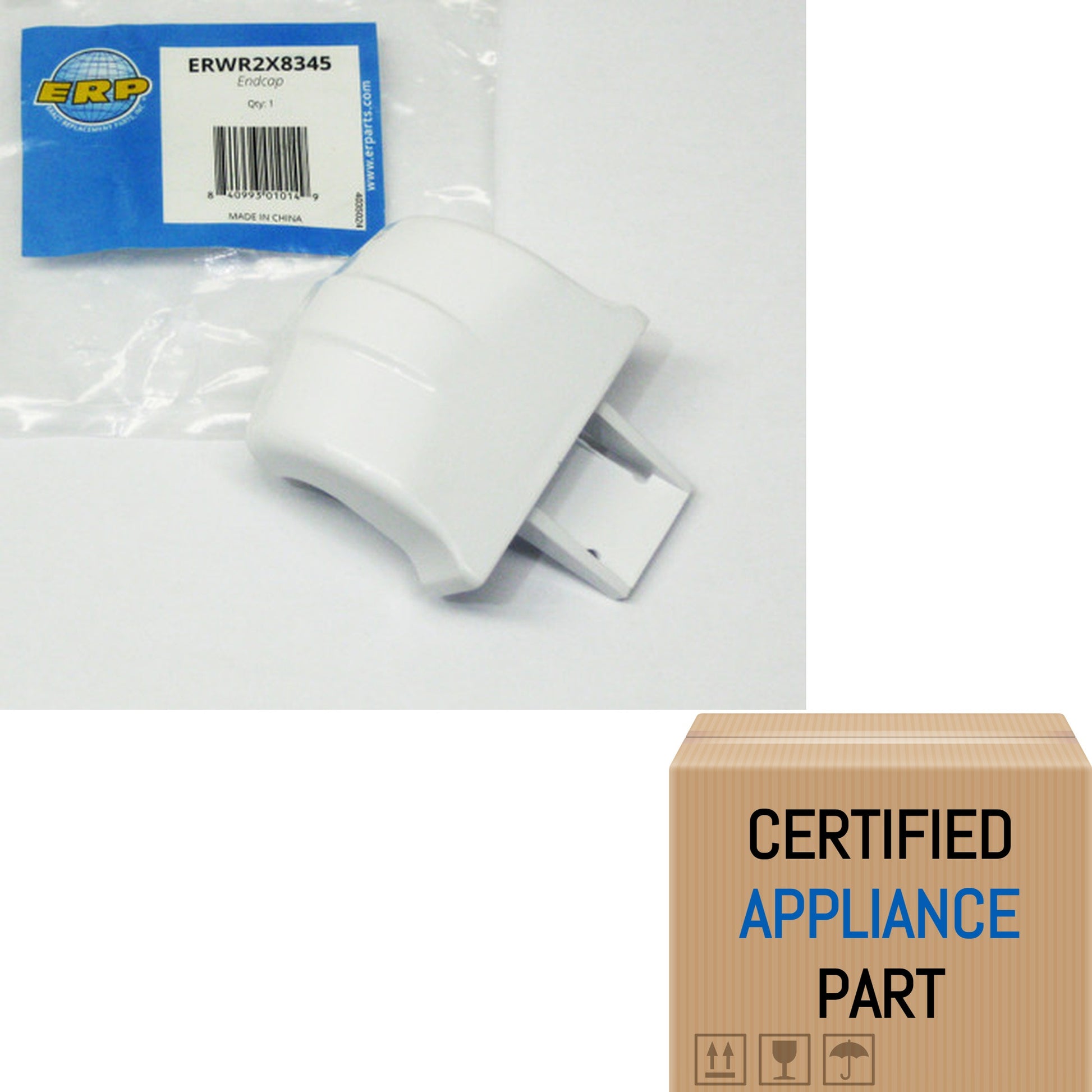 A3 Refrigerator Door Shelf End Cap Support for RCA WR2X8345 AP2060073 PS298977