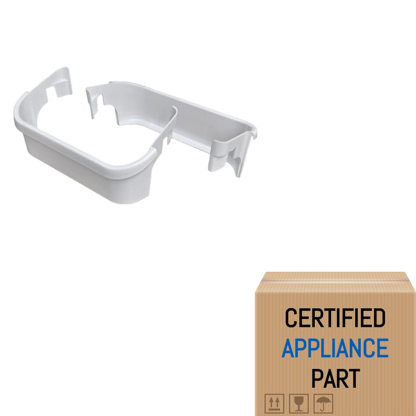 A1 240351601 Lot Of 2 White Door Bin Shelf For Electrolux Kenmore Refrigerator