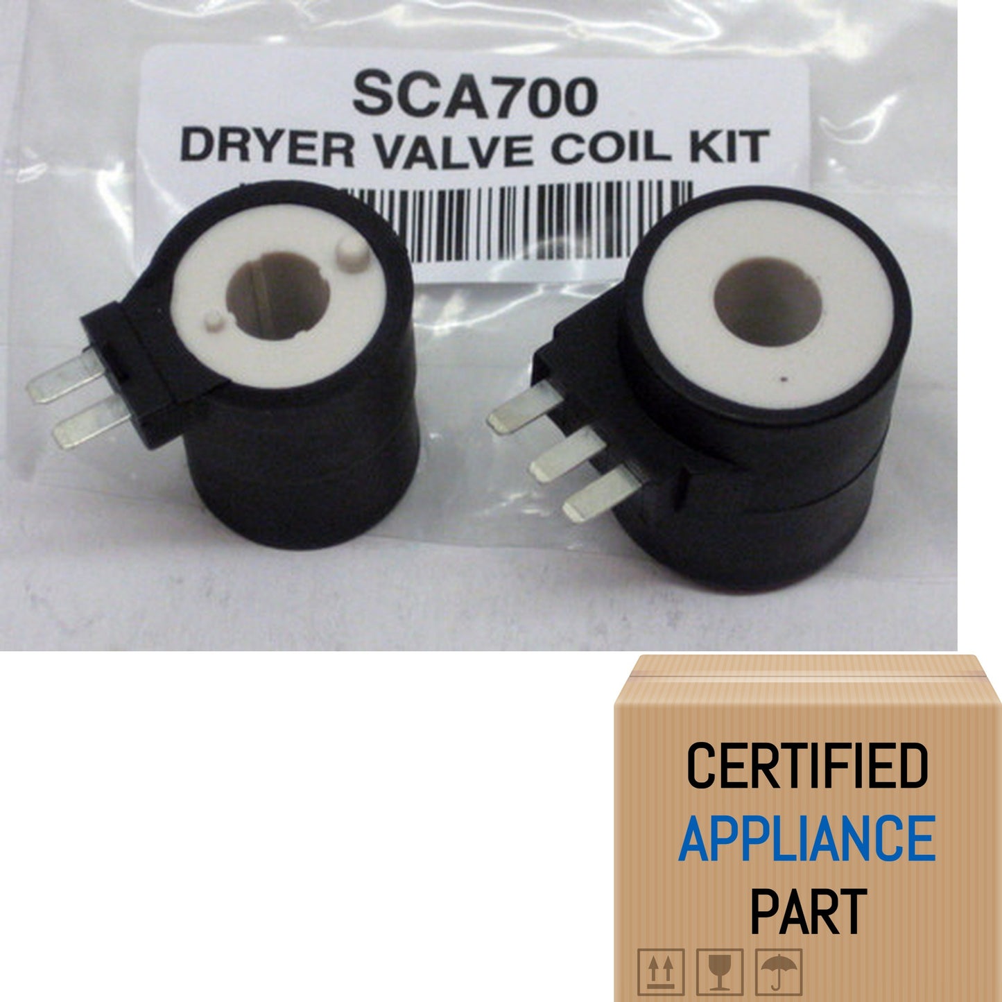 A5 Gas Dryer Valve Coils Kit for Frigidaire 5303931775 AP2150379 PS470049 27834
