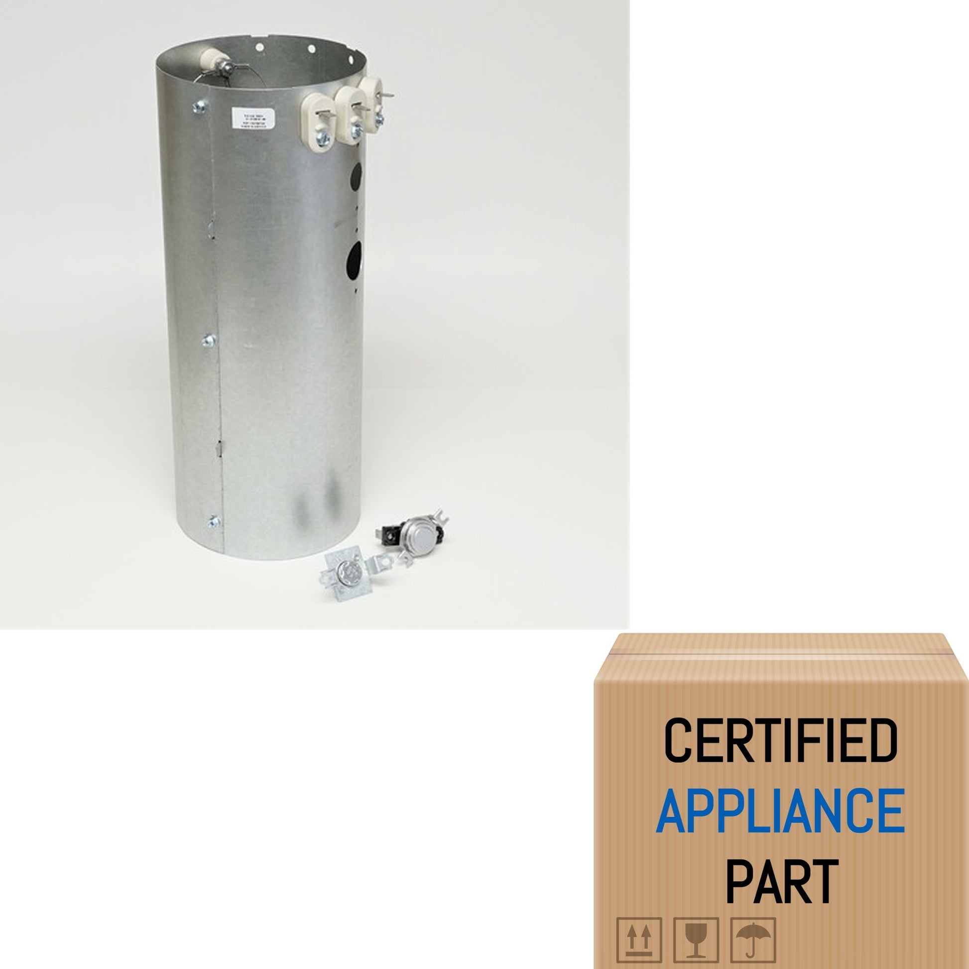 A4 Dryer Heating Element and Thermostat Bundle 134792700 137032600 3204267 for E