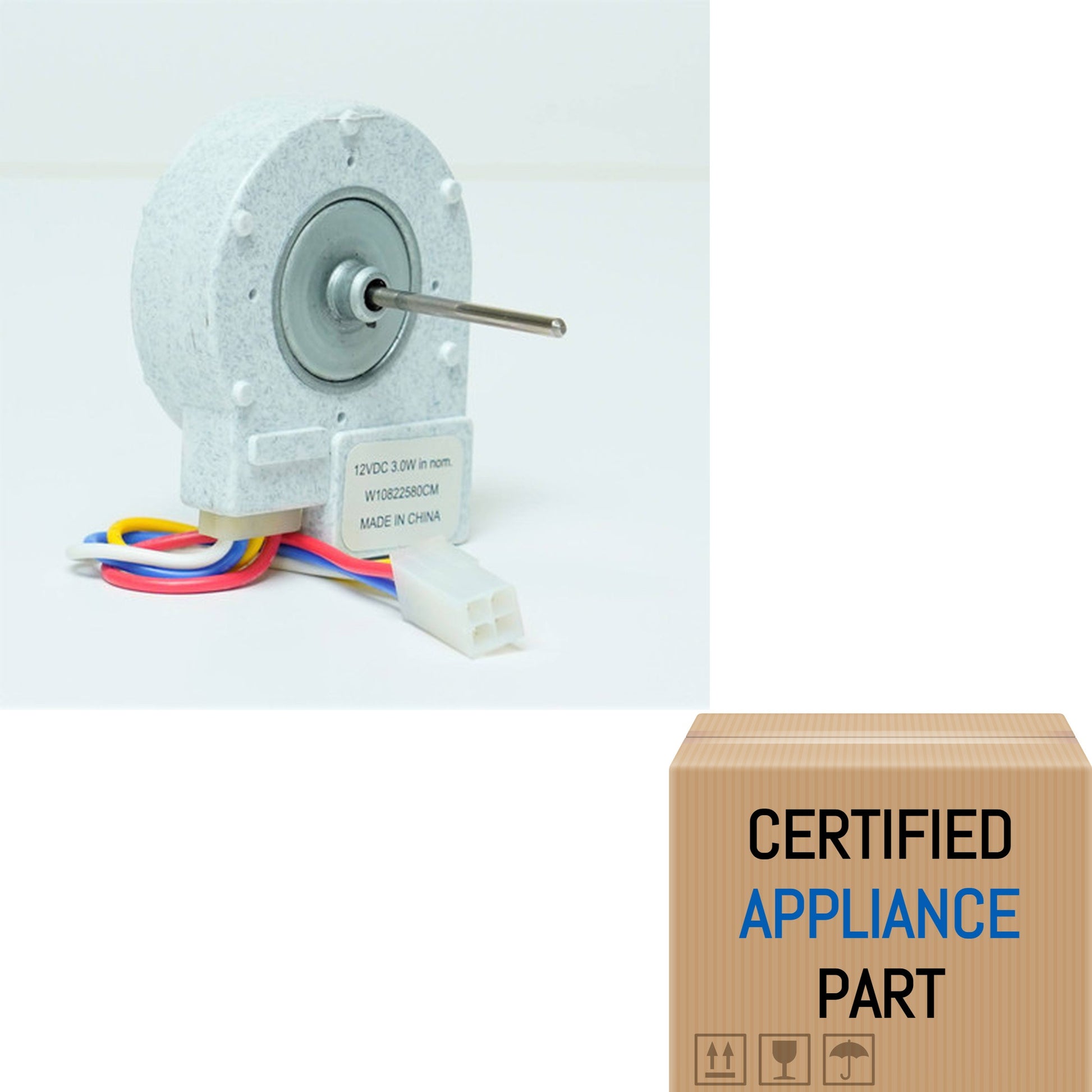 A4 W10822580 for Jenn-Air Kitchenaid Refrigerator Evaporator Fan Motor