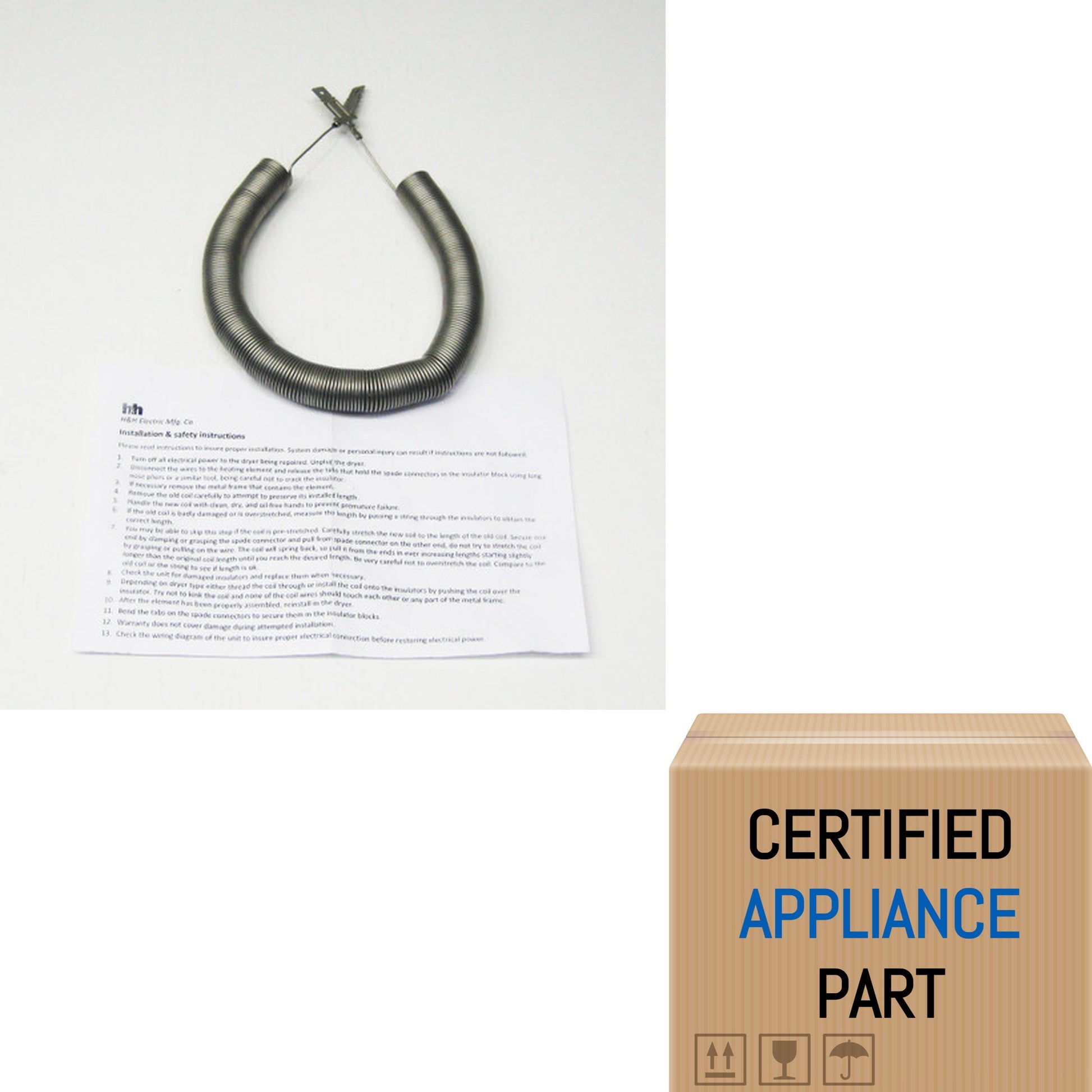 A1 137392700-C Dryer Heating Element Restring for Electrolux Kenmore