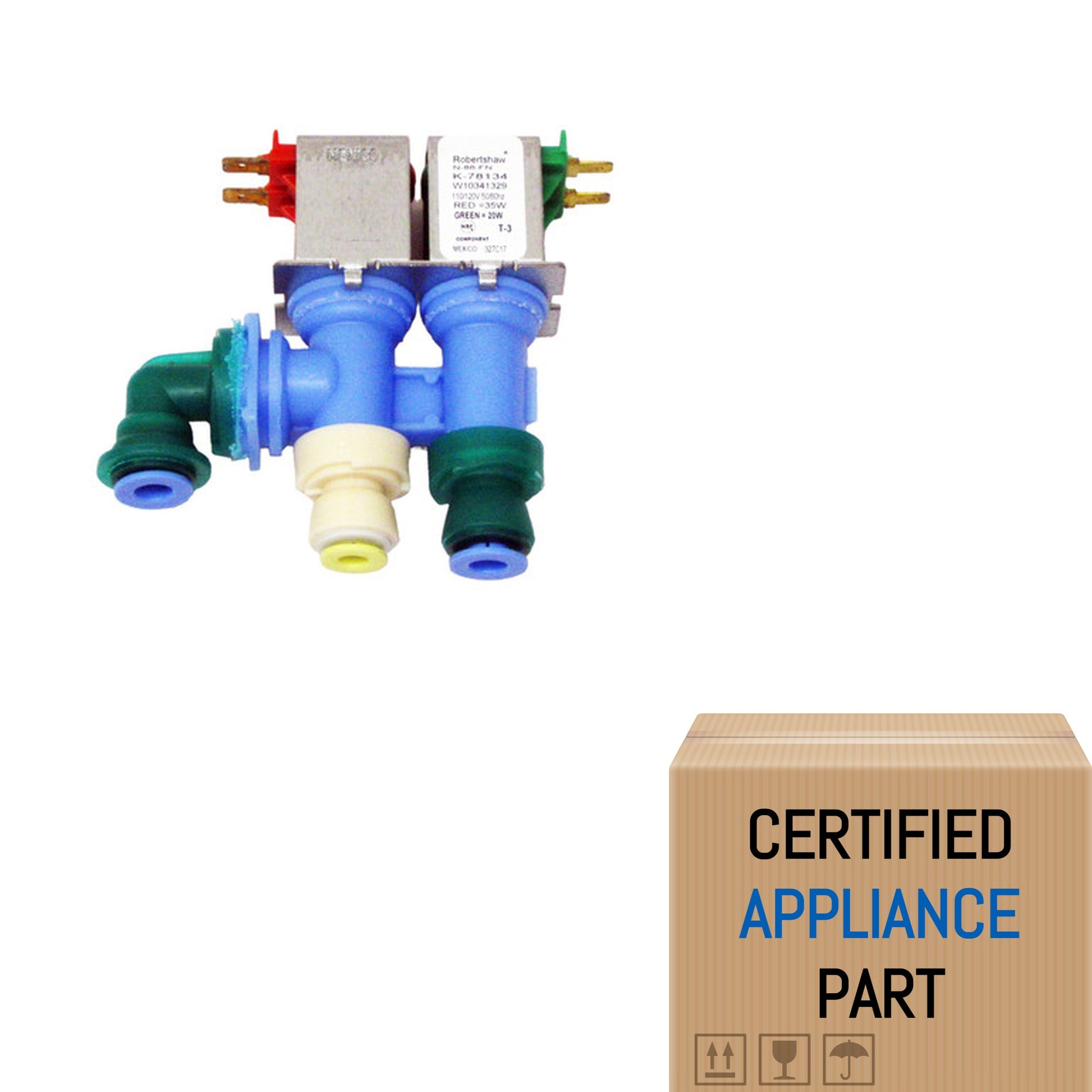 A2 K-78134 Robertshaw Refrigerator Water Solenoid Valve W10341329 for Amana