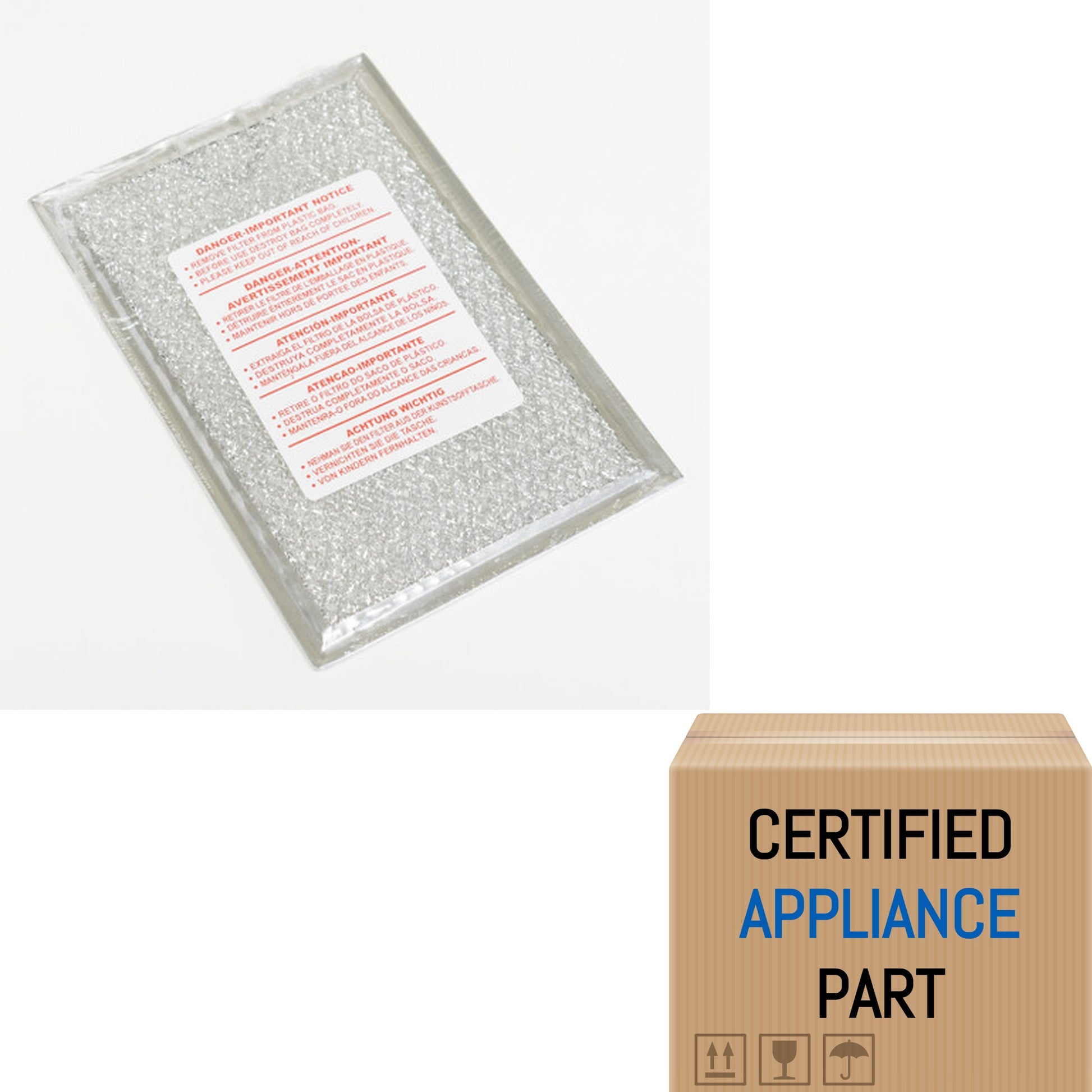 A2 5304509444 for Electrolux Frigidaire Microwave Hood Grease Filter