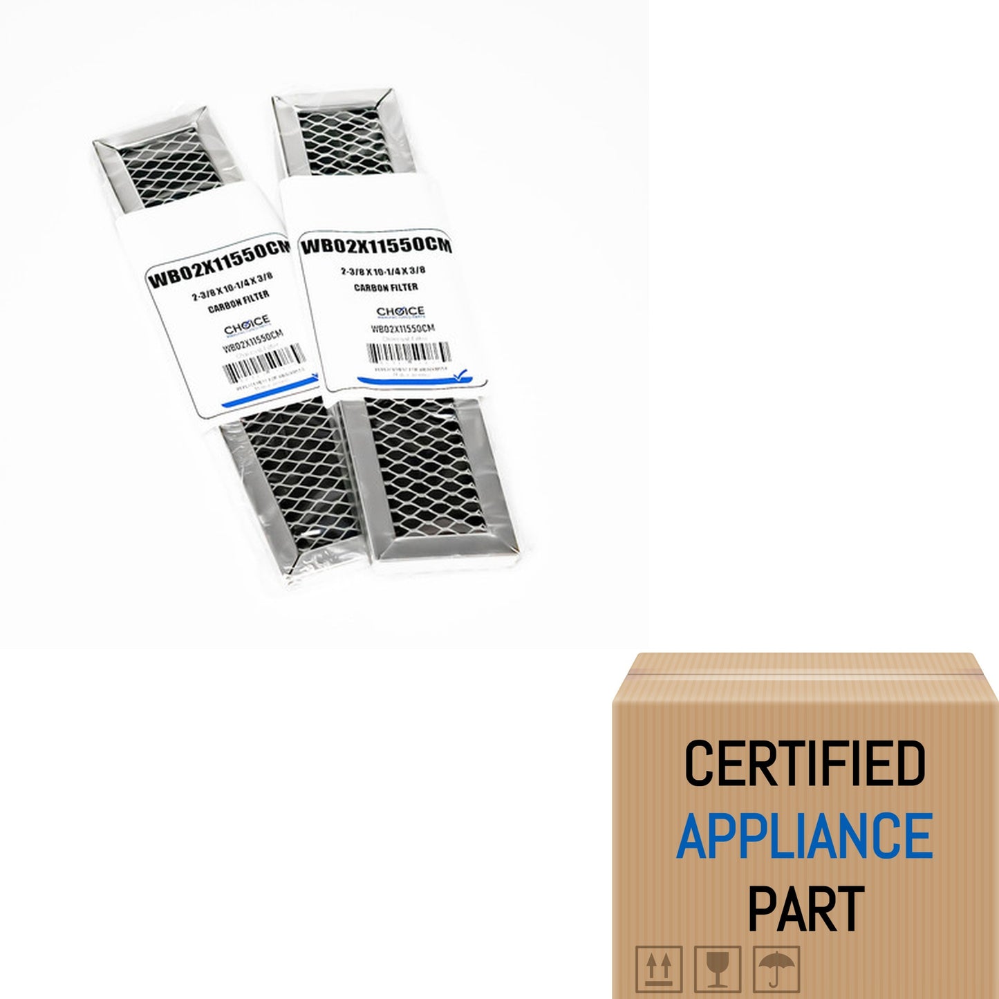 A1 Microwave Hood Charcoal Carbon Filter for GE for Frigidaire WB02X11550 JX81L