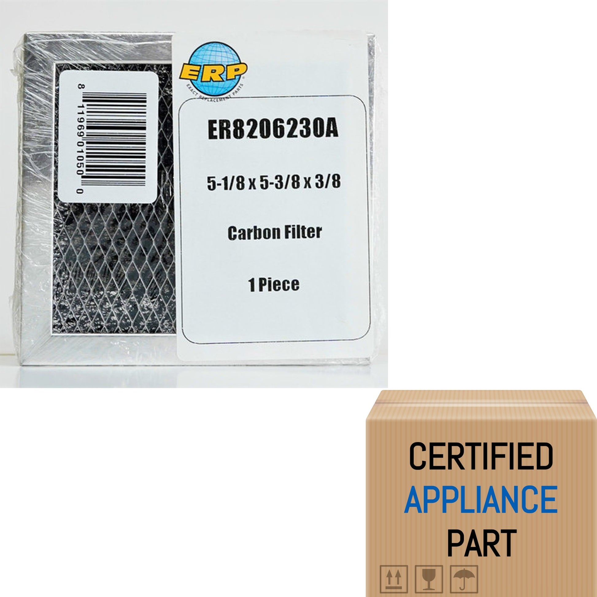 A1 8206230A Amana Microwave Charcoal Carbon Filter PS1871363 AP4299744