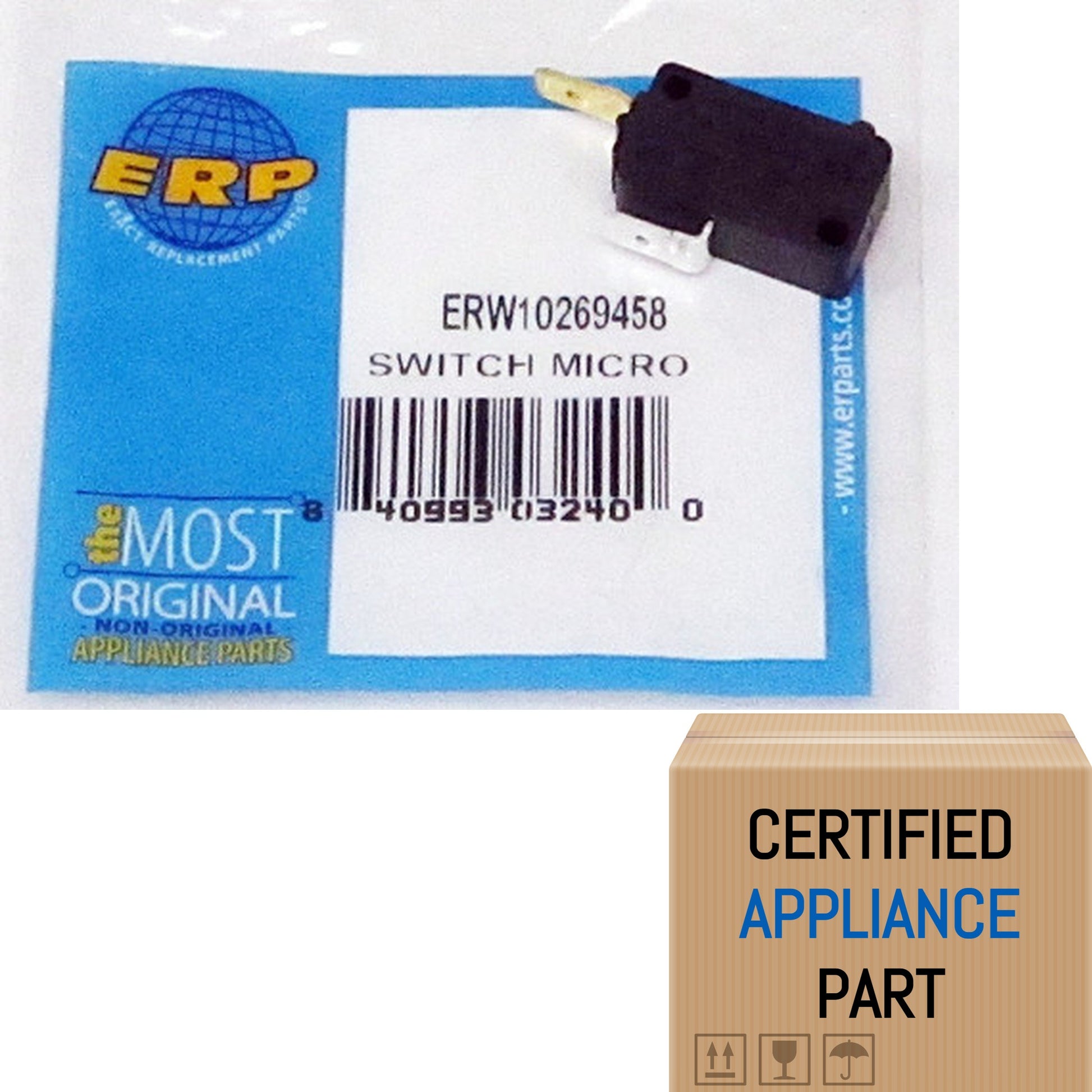 A8 Microwave Door Switch for Maytag W10269458 AP4429884 PS2361111