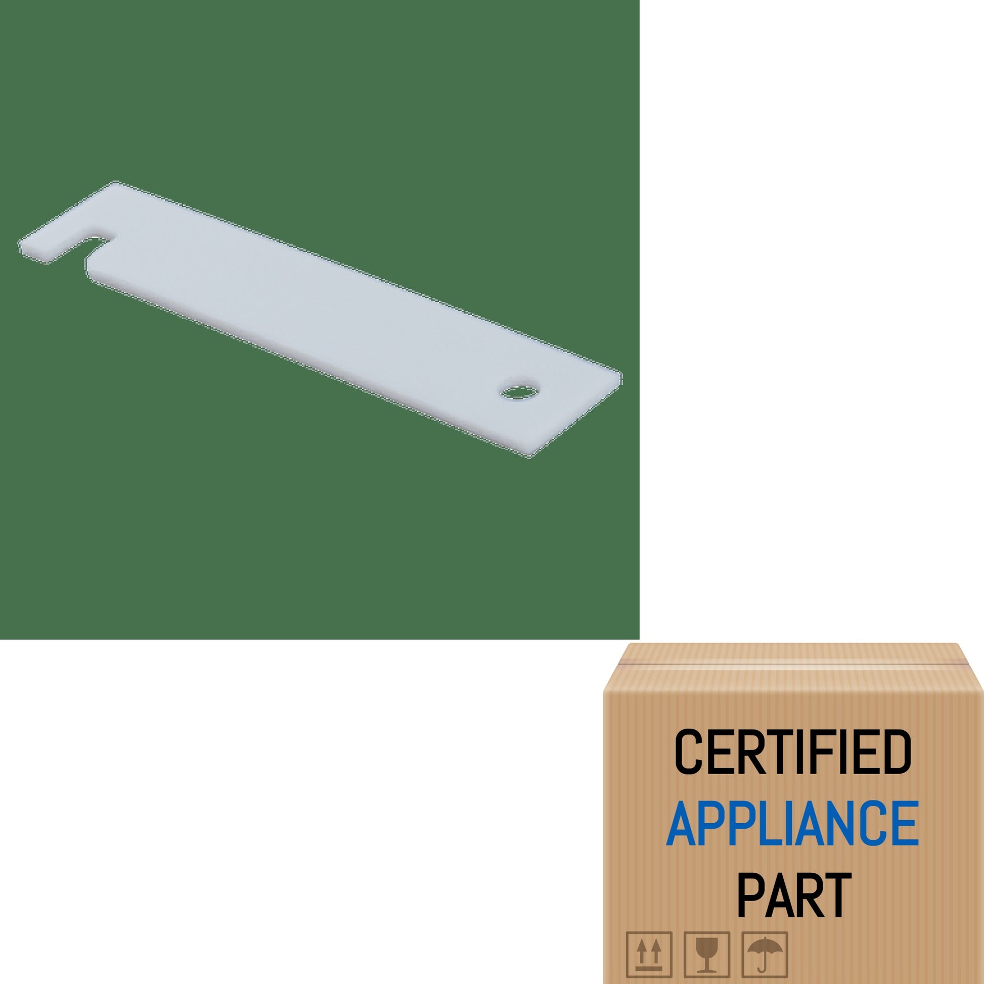 A2 WE3M52 Dryer Drum Teflon Bearing Slides for GE Compact Dryers - Replaces AP53
