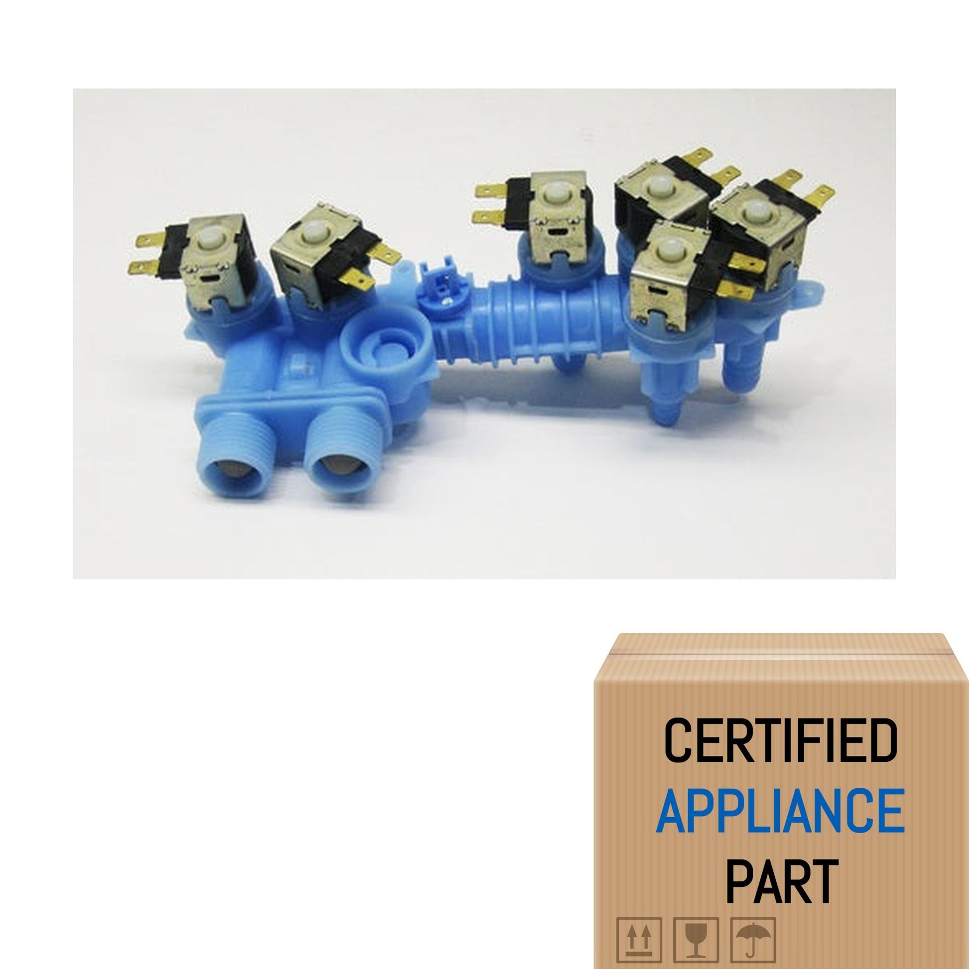 75213711-1 For Whirlpool Washer Water Inlet Fill Valve Solenoid Part # Model