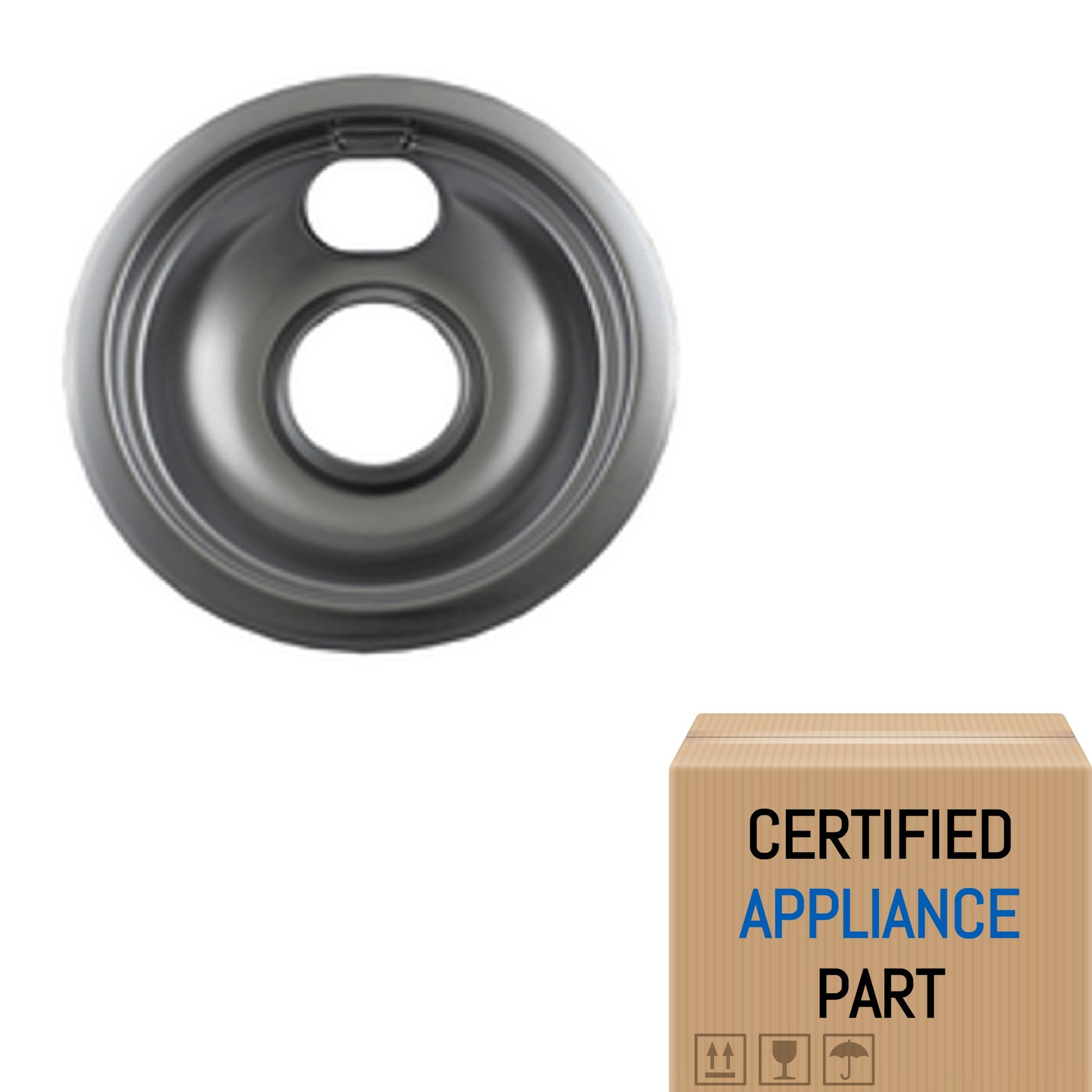A1 DP107 6" CHROME DRIP PAN for Kenmore WB32X107