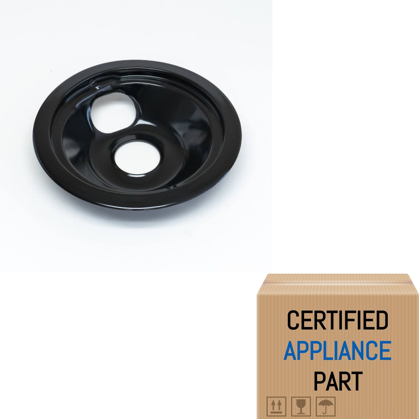 A1 WB31M20 6" Porcelain Stove Drip Pan Bowl for Kenmore Range