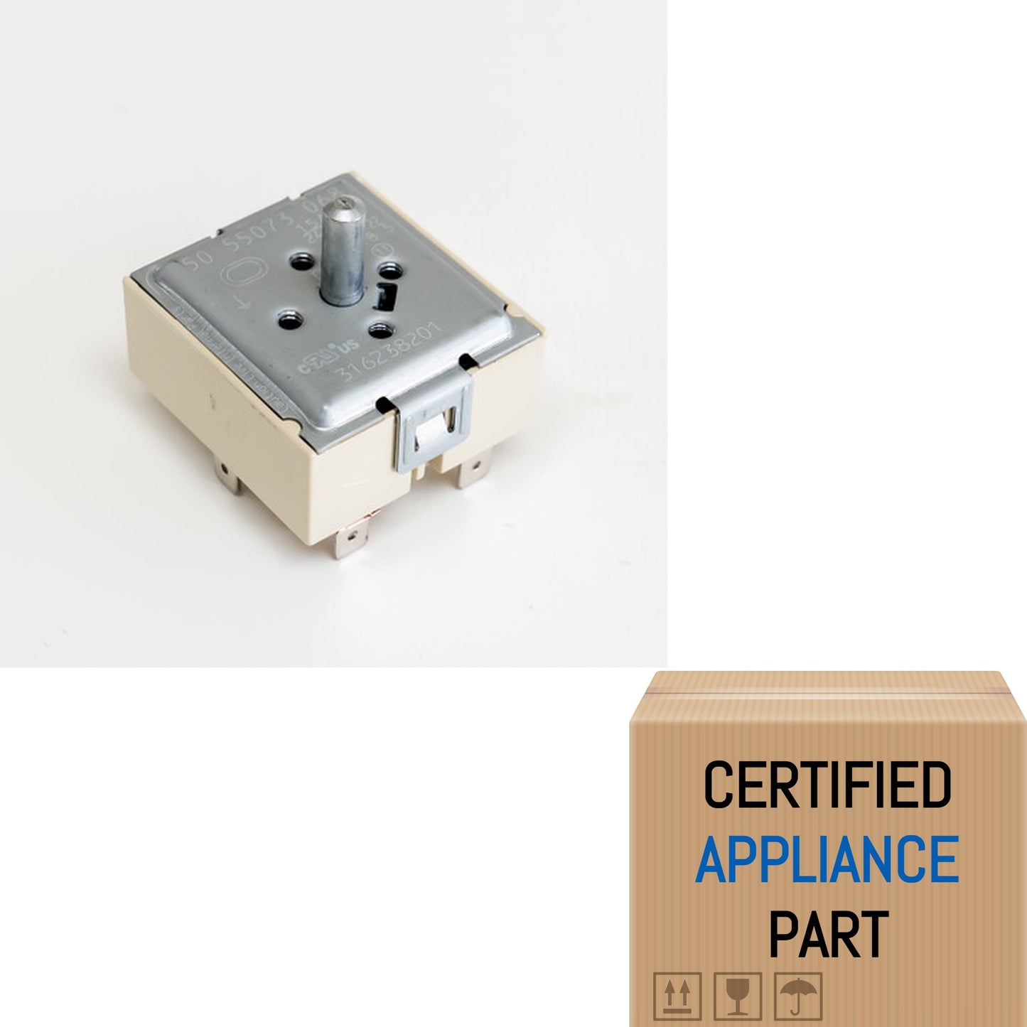 A3 316238201 Range Burner Infinite Switch Control for Electrolux Crosley
