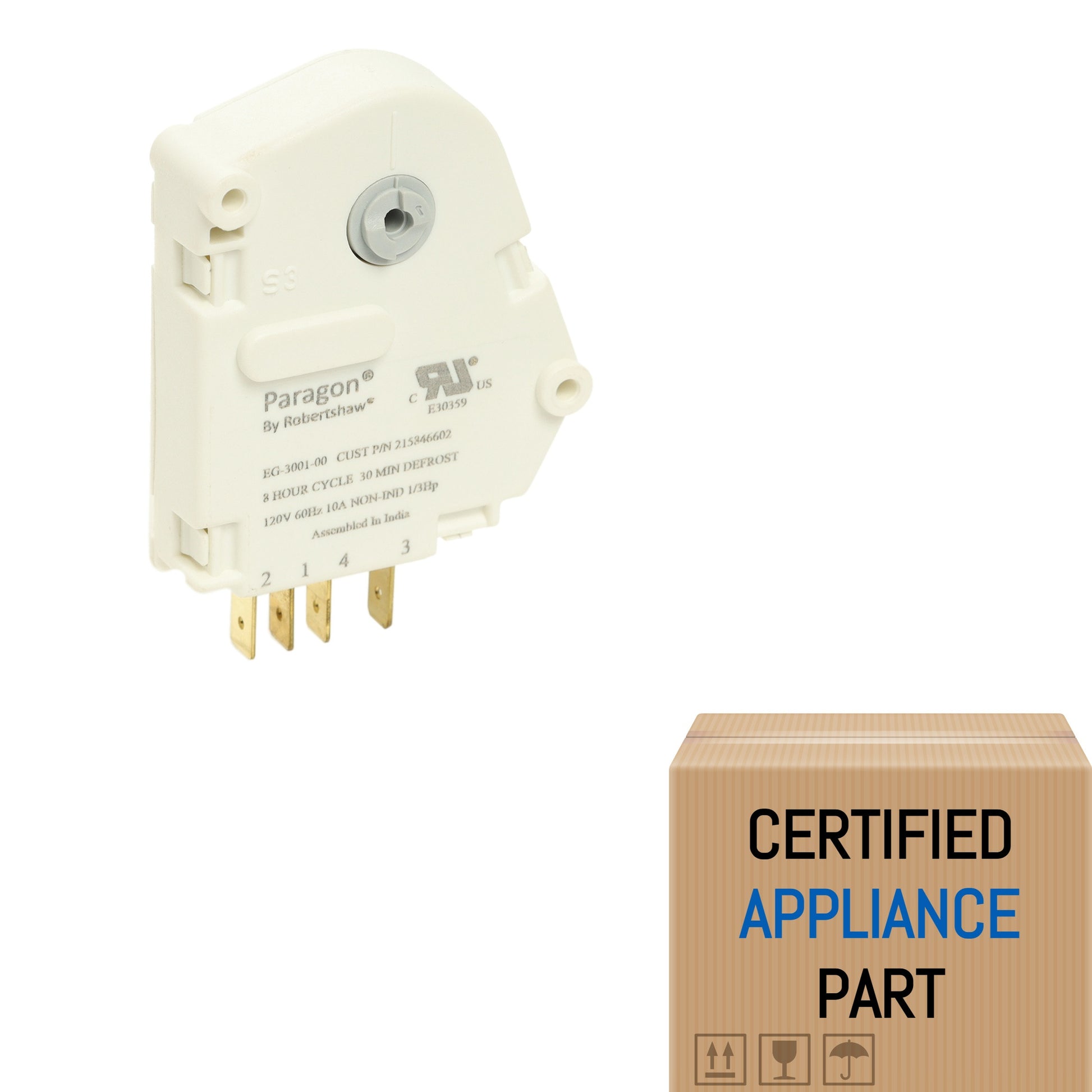 5303211155-1 For Frigidaire Refrigerator OEM Defrost Timer - Whirlpool Fridge