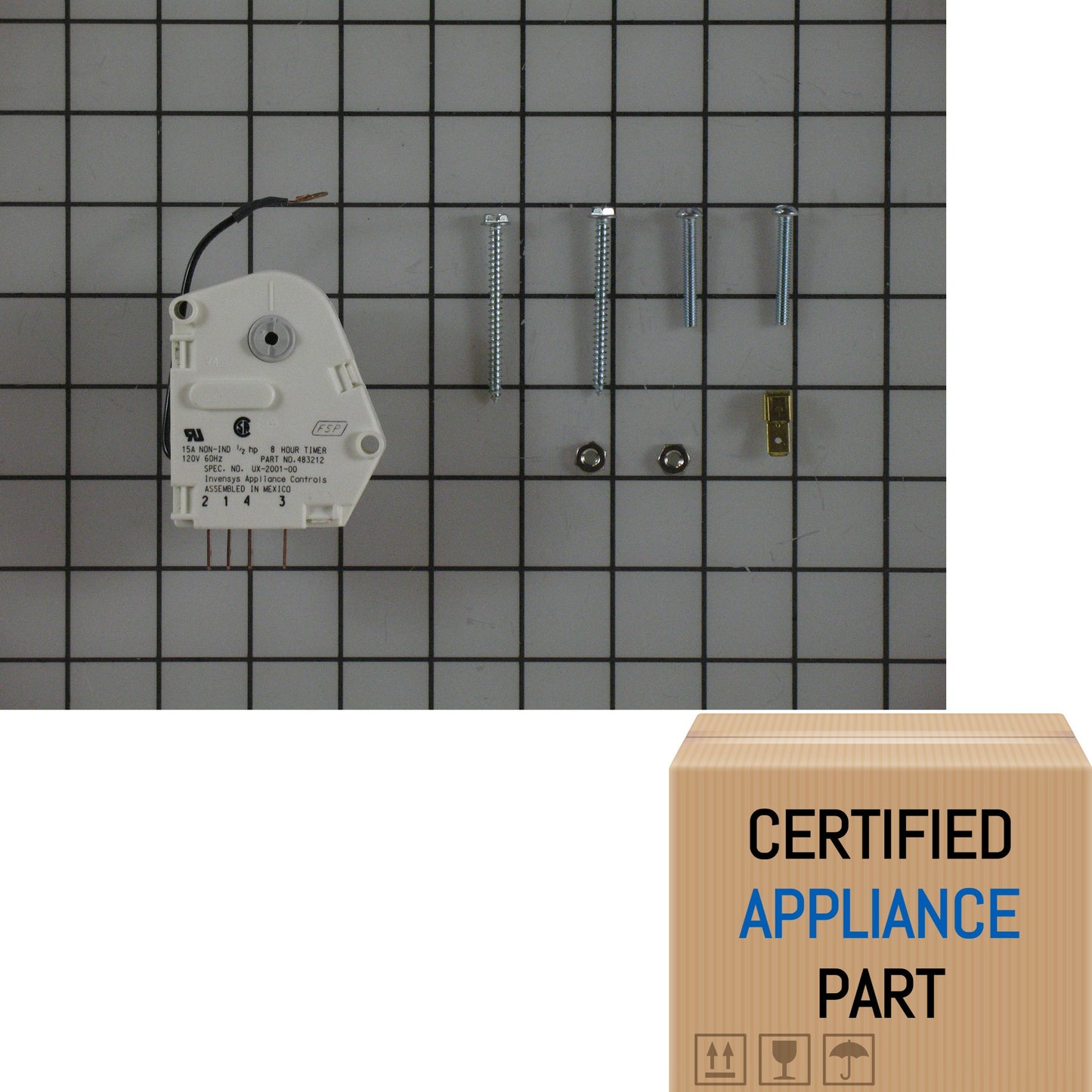 4318057-1 For Kenmore Refrigerator OEM Defrost Timer - Whirlpool Fridge Genuine