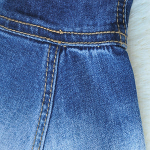 Ansley - Dark Blue Flared Bell Bottom Jeans